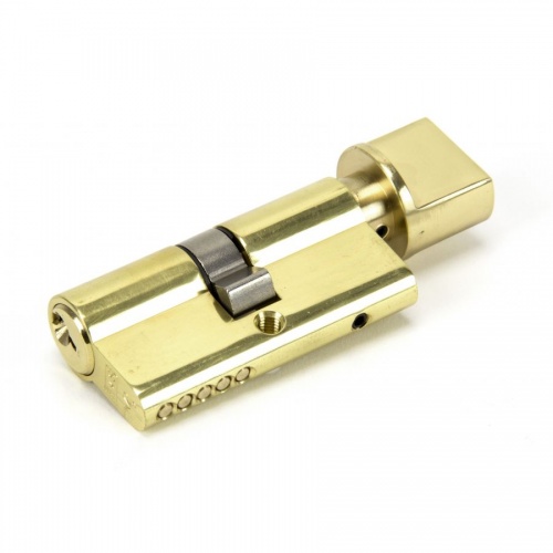 Brass 30/30 5pin Euro Cylinder/Thumbturn KA
